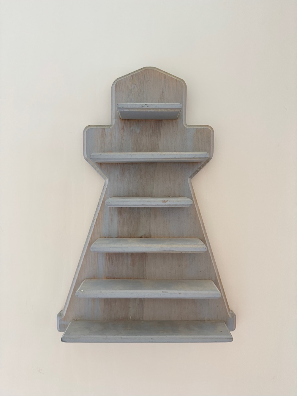 Vintage Lenox American Lighthouse Collection Wooden Display Shelf Made in USA